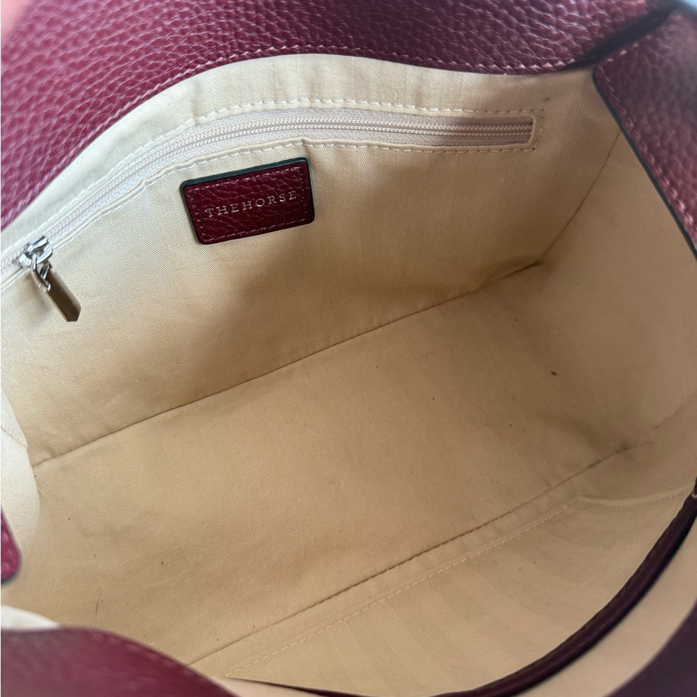 The Horse Burgundy Clementine bag with silver tone hardware - Picture 5 of 7